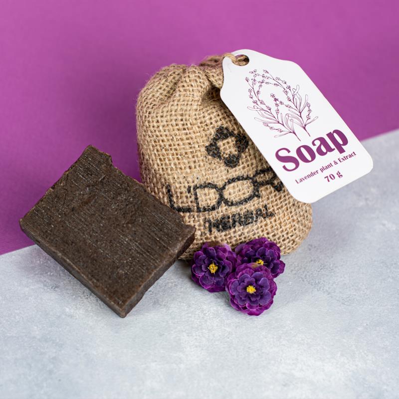 L’DORA HERBAL SOAP WITH LAVENDER EXTRACT, 70 gr